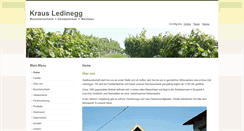 Desktop Screenshot of kraus-ledinegg.at